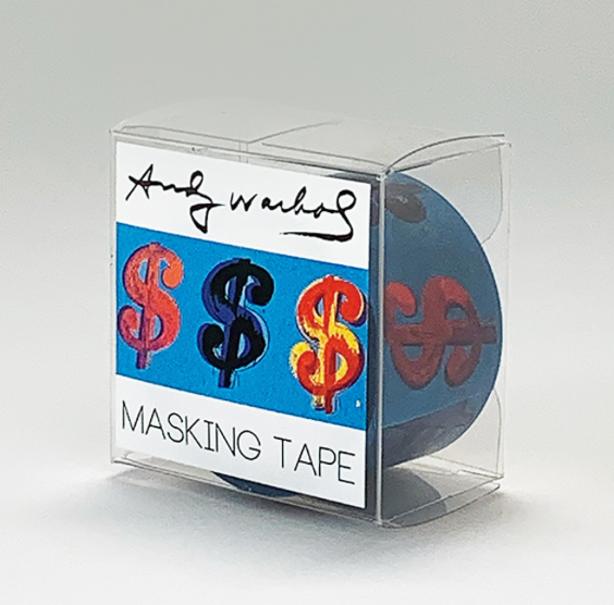 APJ Andy Warhol  Masking Tape ドル･ブルー