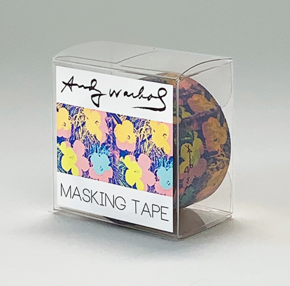 APJ Andy Warhol  Masking Tape フラワーズ･オレンジ