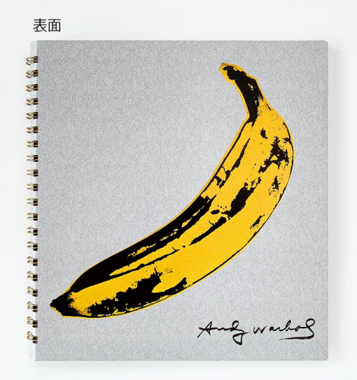 APJ Andy Warhol クロッキー帳 スクエア バナナ