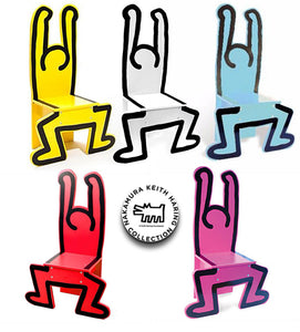 900gKeith Haring Chair Blue キースへリング 椅子