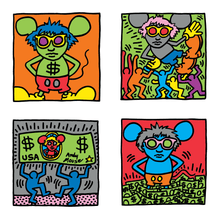 画像をギャラリービューアに読み込む, Keith Haring Sticker sheet S