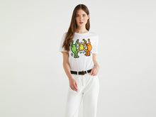 将图片加载到图库查看器，Benetton Keith Haring T恤系列白色