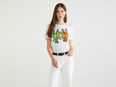 Benetton Keith Haring T恤系列白色