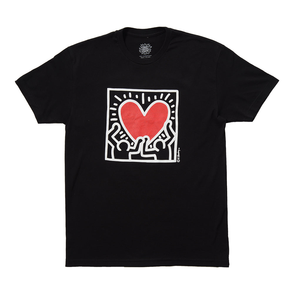 Pop Shop Holding Heart Black Tee