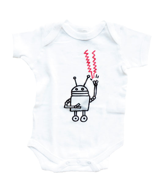 Pop Shop Robot Baby Romper