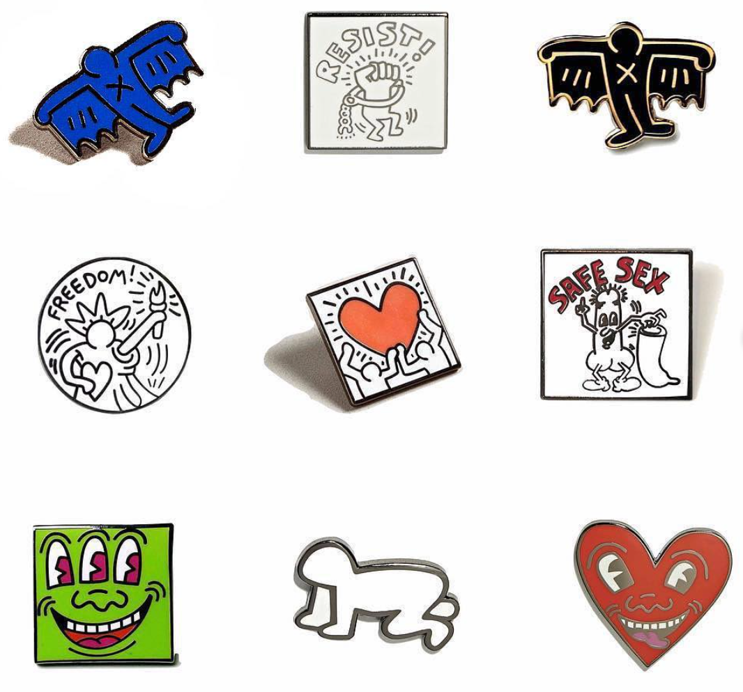 PINTRILL Keith Haring #1 3eyed Monster