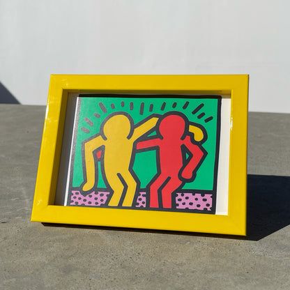 Color Framed Postcard Yellow