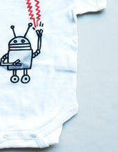 将图片加载到图库查看器，Pop Shop 机器人婴儿连身衣