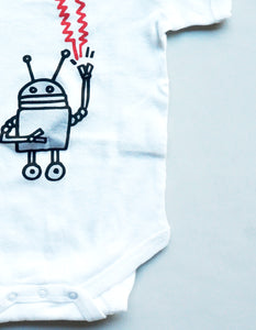 Pop Shop Robot Baby Romper
