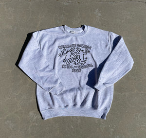 Rainbow Works Keith Haring CREWNECK A (Dogs) KH-KH2218